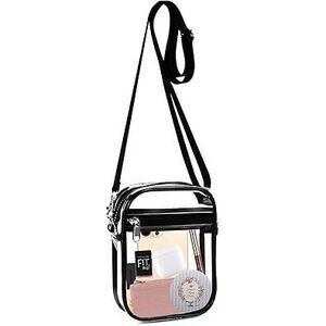 Clear Crossbody Purse Bag, Clear Bag Stadium Approved With Front Pocket For